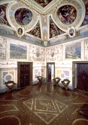 Ansicht der Sala di Cosimo I, 1556